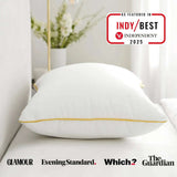 Brightr Sleep Vegan Down Pillow with soft microfibre for adjustable comfort and anti-allergy benefits
