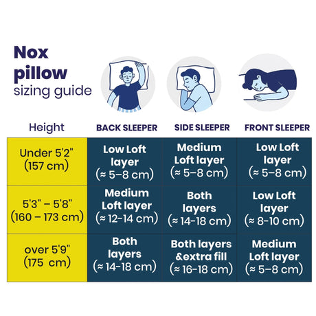Brightr Sleep Vegan Down Pillow with adjustable loft options for customised comfort and support