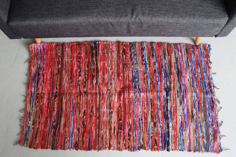 Ancient Wisdom UK Velvet Rug - Stylish Indian Rag Rug AW Dropship UK