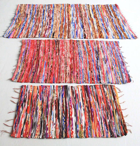 Ancient Wisdom UK Velvet Rug - Stylish Indian Rag Rug AW Dropship UK