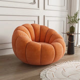 Stylish Nisu Home orange chair with a plush design suitable for modern living spaces