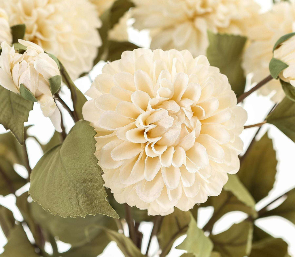 Shades 4 Seasons Cream Dahlia Stem Artificial Flower Shades 4 Seasons