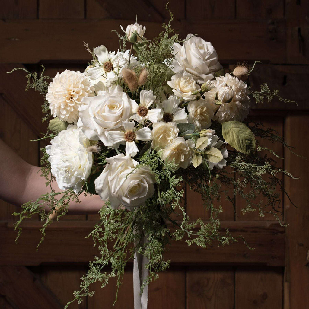 Shades 4 Seasons Cream Dahlia Stem Artificial Flower Shades 4 Seasons