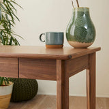 Fishe and Lilly Wooden Desk and Dressing Table with two drawers and stylish decor