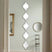 Shades 4 Seasons Decorative Hanging Mirror for Wall SILVER METAL Shades 4 Seasons