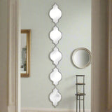 Shades 4 Seasons Decorative Hanging Mirror for Wall SILVER METAL Shades 4 Seasons