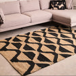 Orsina Hemp Rug with Geometric Pattern, Perfect for Enhancing Living Room Decor