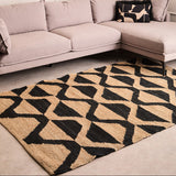 Orsina Hemp Rug with Geometric Pattern, Perfect for Enhancing Living Room Decor
