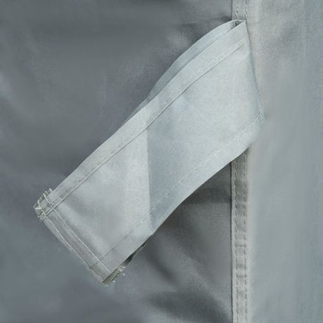 3.6 x 3m Pergola Gazebo Retractable Canopy Curtains, Aluminum, Dark Grey Outsunny