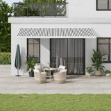 vidaXL Manual Retractable Awning Burgundy 300x250 cm anthracite and white 500 x 300 m vidaXL