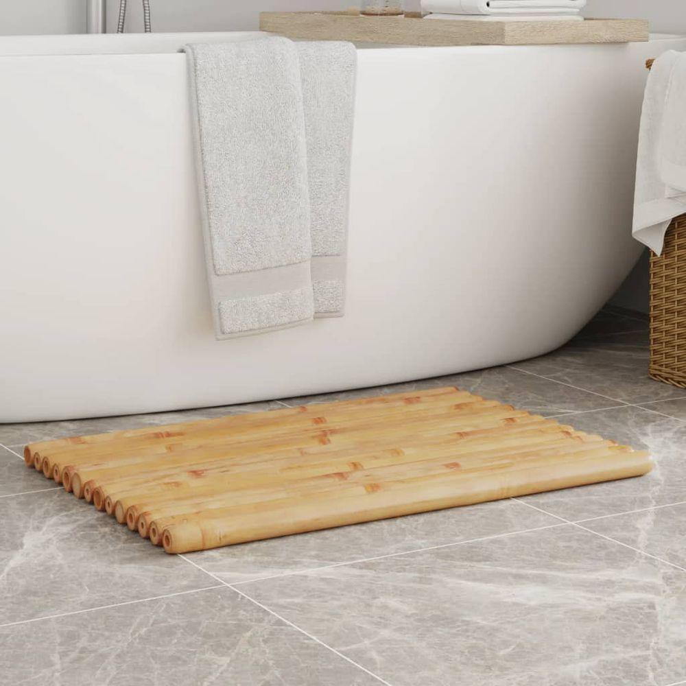 vidaXL Bath Mats 2 pcs 50x35 cm Bamboo 1 70 x 50 cm vidaXL