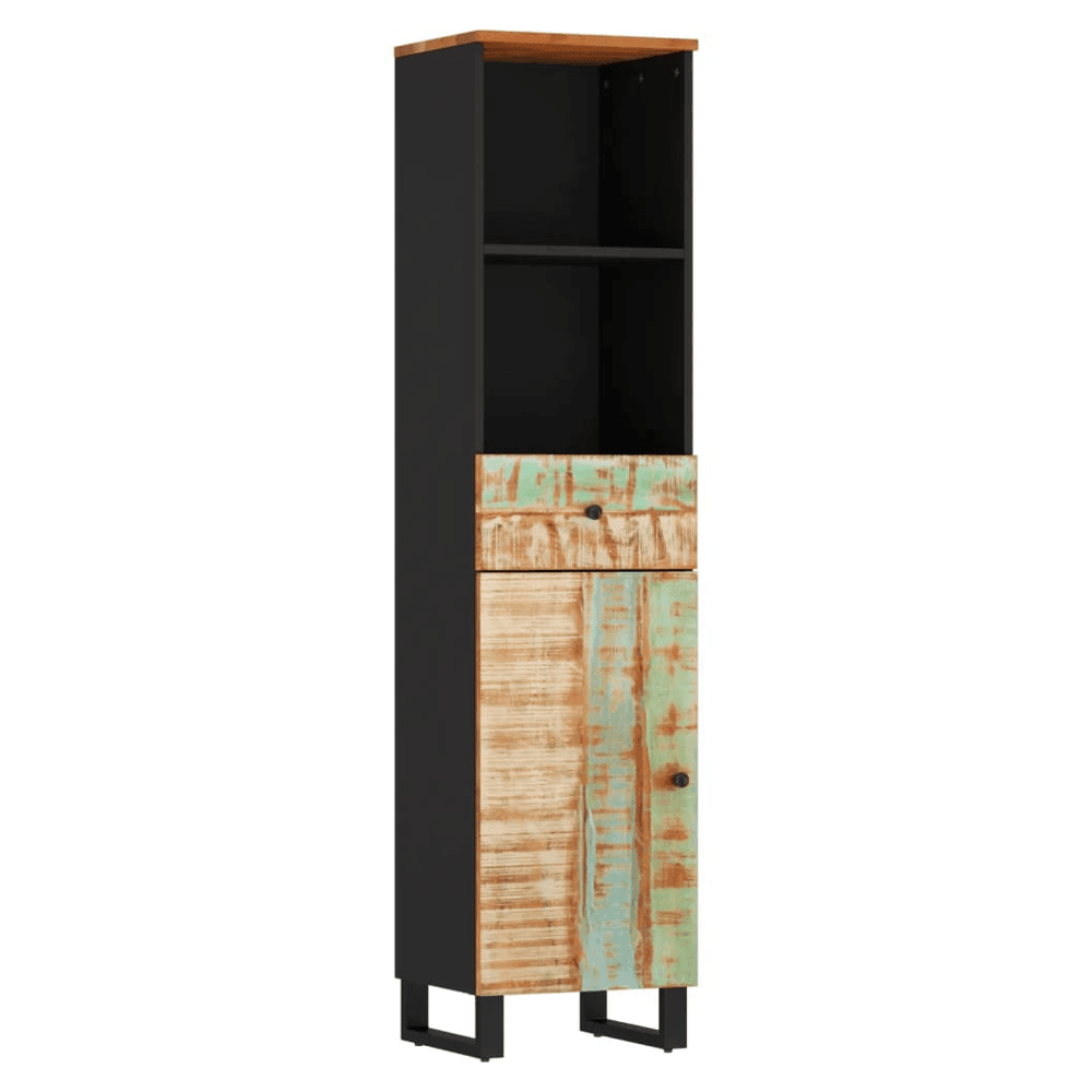 vidaXL Bathroom Cabinet 38x33x160 cm Solid Wood Reclaimed vidaXL