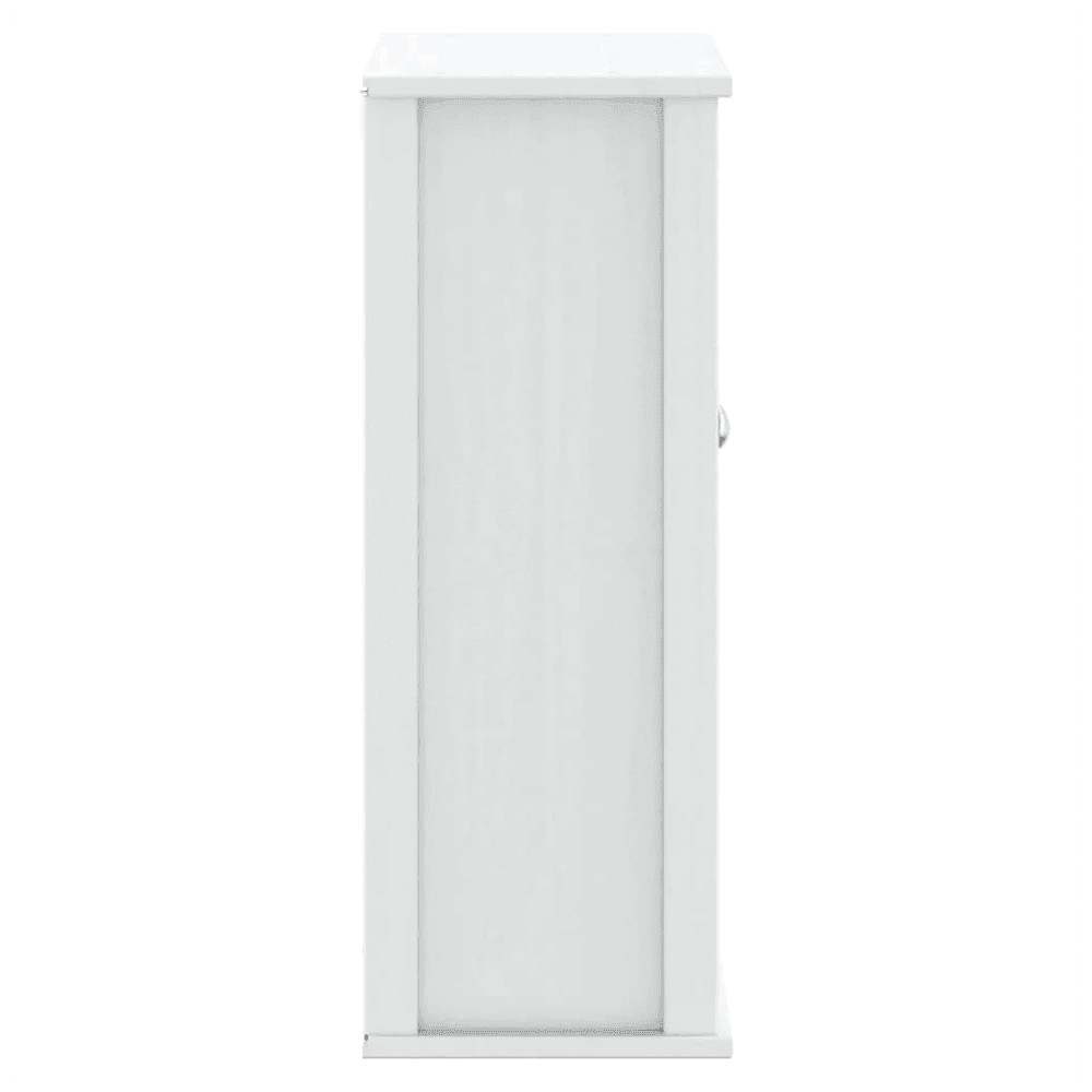 vidaXL Bathroom Wall Cabinet BERG White 69.5x27x71.5 cm Solid Wood vidaXL