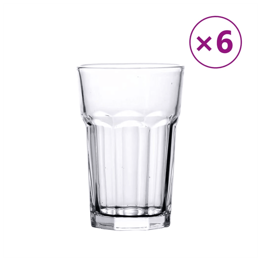 vidaXL Beer Glasses 6 pcs 415 ml vidaXL