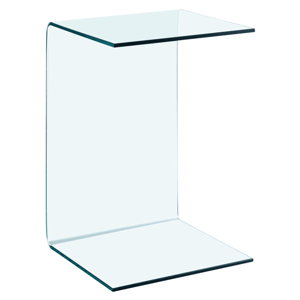 vidaXL Side Table 40x40x60 cm Tempered Glass vidaXL