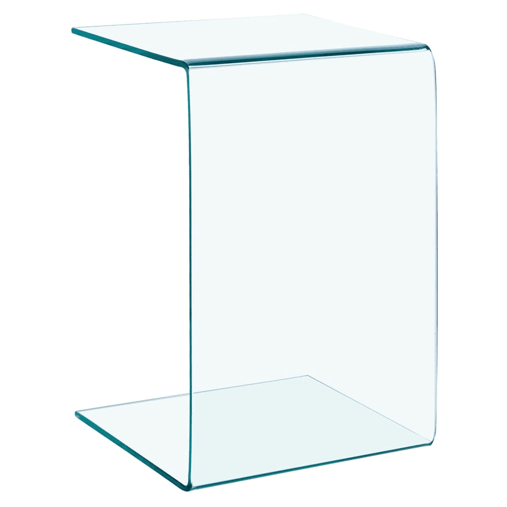 vidaXL Side Table 40x40x60 cm Tempered Glass vidaXL