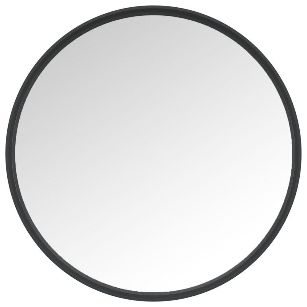 vidaXL Wall Mirror Black 30 cm vidaXL