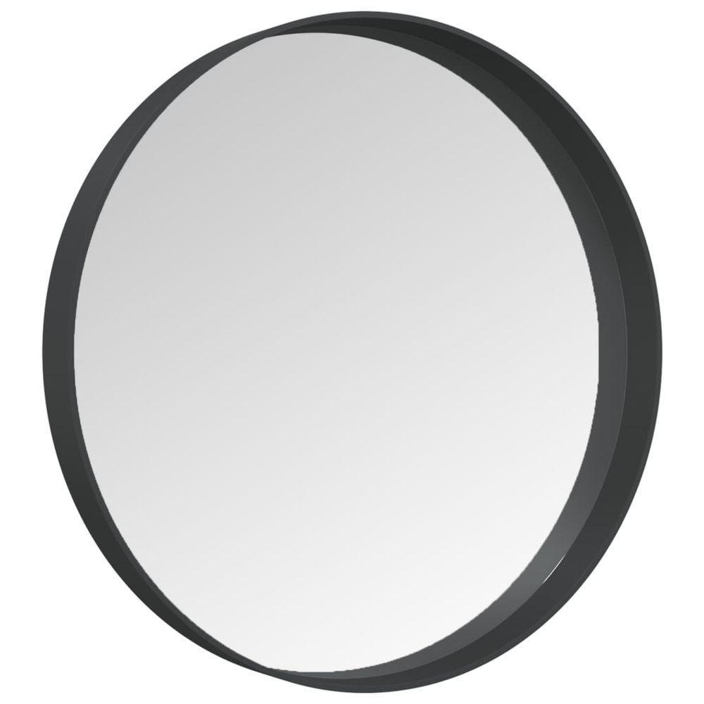 vidaXL Wall Mirror Black 30 cm vidaXL