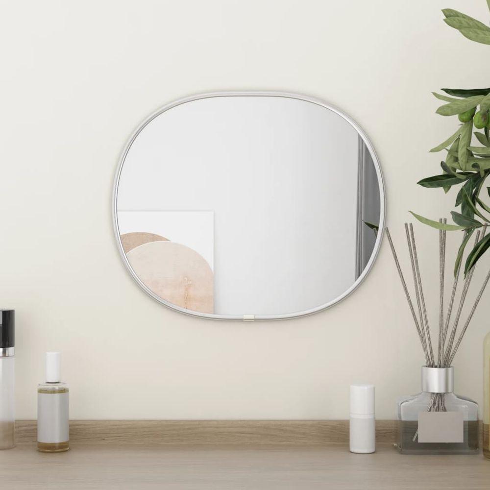 vidaXL Wall Mirror Silver 30x25 cm vidaXL