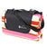Vinsani Folding Picnic Blanket - Waterproof, Carry Strap Pink stripe Vinsani