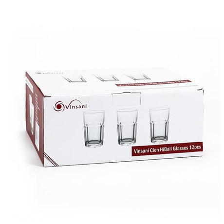 Vinsani Cien Highball Glasses 12pcs Vinsani