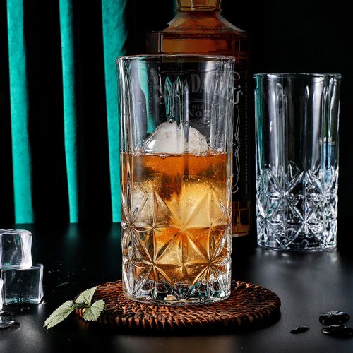 Vinsani Crystal Highball Whisky Glasses - Set of 2 Vinsani