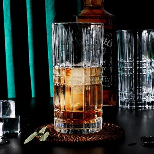 Vinsani Crystal Highball Whisky Glasses - Set of 2 Vinsani