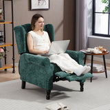 Vintage Armchair by Wise Galleria with a plush design and footrest, ideal for relaxation and comfort