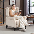 Elegant Vintage Armchair from Wise Galleria, upholstered in soft fabric for ultimate comfort and style