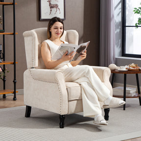Elegant Vintage Armchair from Wise Galleria, upholstered in soft fabric for ultimate comfort and style