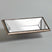 Astor Distressed Mirrored Display Tray With Wooden Detailing BROWN GLASS Shades 4 Seasons