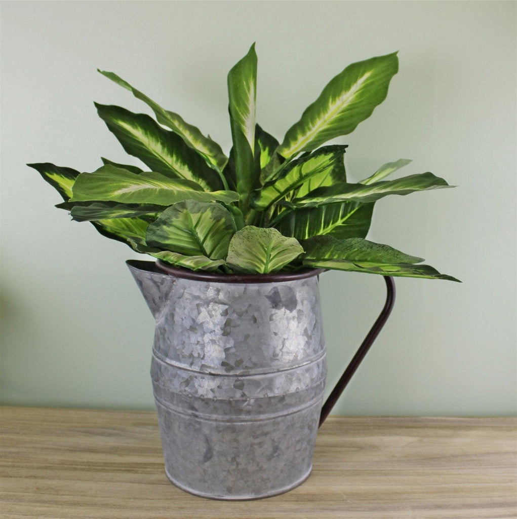 Vintage Style Metal Jug Garden Planter, Small Geko Products