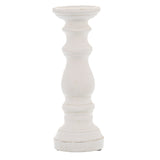 Matt White Small Ceramic Column Candle Holder WHITE CERAMIC Shades 4 Seasons