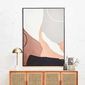 Astratto Neutral Abstract Canvas Wall Art Orsina