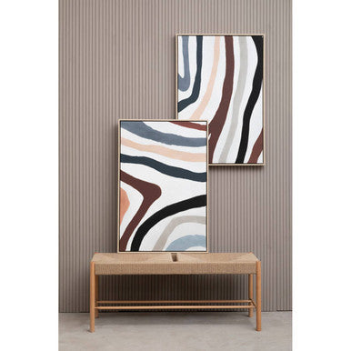 Astratto Set Of Two Multi Coloured Abstract Wall Art Orsina