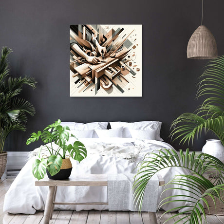 Stylish wall art canvas featuring abstract design, perfect for modern home decor