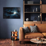 Stunning Wall Art Canvas featuring a cosmic scene, perfect for modern living room decor