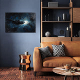 Stunning Wall Art Canvas featuring a cosmic scene, perfect for modern living room decor