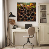 Beautiful wall art canvas featuring a vibrant nature scene, enhancing home decor elegance