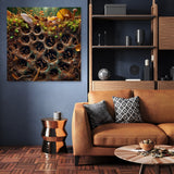 Nature-inspired Wall Art Canvas showcasing intricate patterns in earthy tones, perfect for home decoration