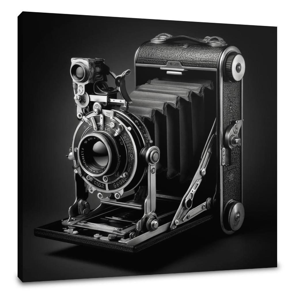 Vintage camera Wall Art Canvas showcasing intricate details and classic design for decoration