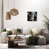 Stylish Wall Art Canvas featuring an intriguing scene, perfect for modern living room decor