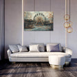 Beautiful Wall Art Canvas featuring a serene ferris wheel scene, perfect for modern home decor