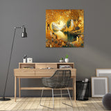Stunning Wall Art Canvas featuring a scenic landscape in warm tones, perfect for modern home decor