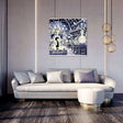 Stylish wall art canvas featuring a whimsical design, perfect for modern home decor