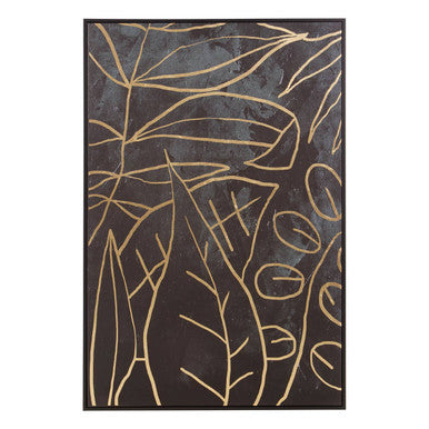 Astratto Canvas Black and Gold Wall Art Orsina