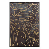 Astratto Canvas Black and Gold Wall Art Orsina