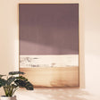 Orsina Abstract Wall Art with Soft Earth Tones and Gold Frame for Elegant Home Decor