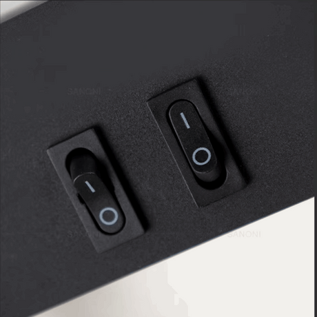 Light My House Wall Lamp with simple on and off toggle switches for easy operation