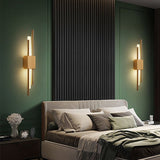 Elegant Light My House Wall Lamp in a stylish bedroom setting with warm ambient lighting